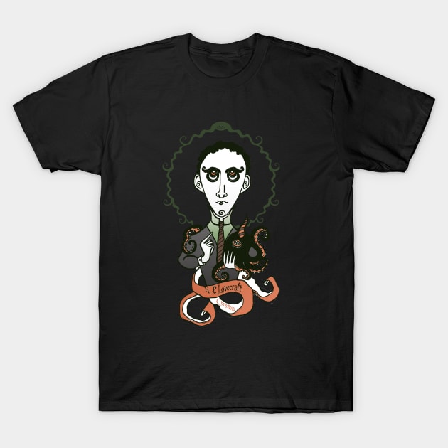 Lovecraft T-Shirt by lanznaster